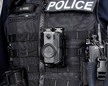 Axon body camera with face scanning concept