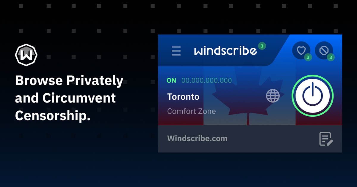 Windscribe VPN server infrastructure