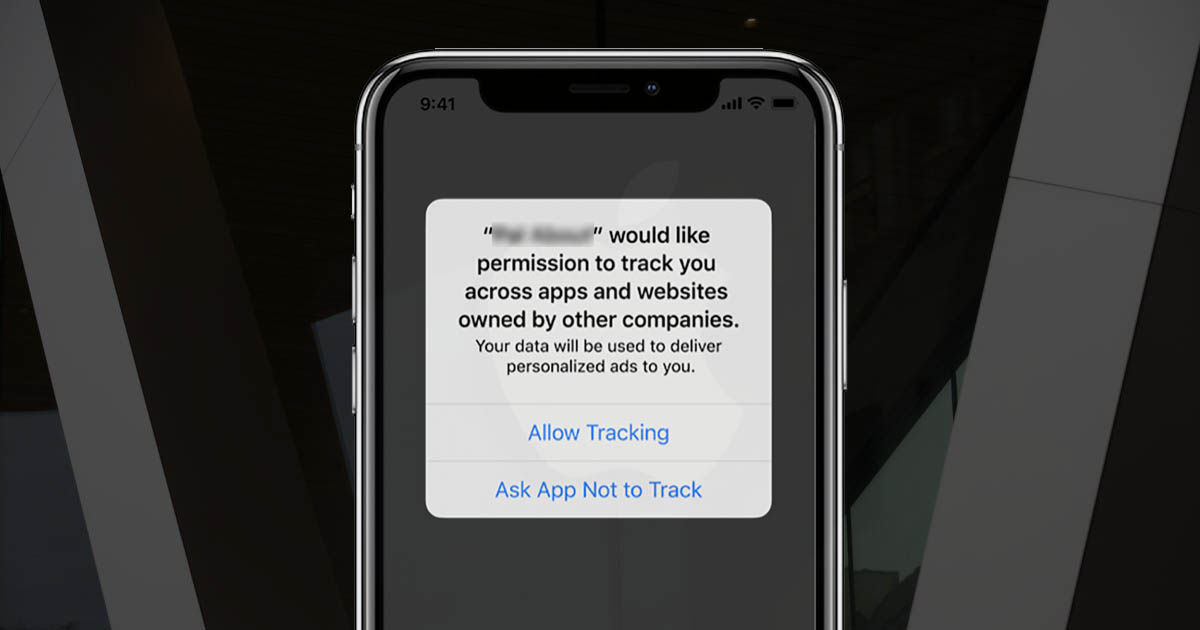 Apple ATT consent prompt on iPhone