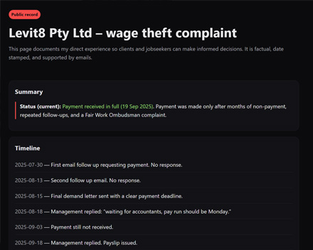 Hilton Surfers Paradise tower at 50 Cavill Avenue, where Levit8 Pty Ltd's Gold Coast office sits on Level 8