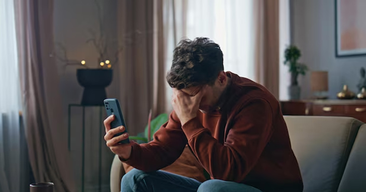 person talking to AI chatbot