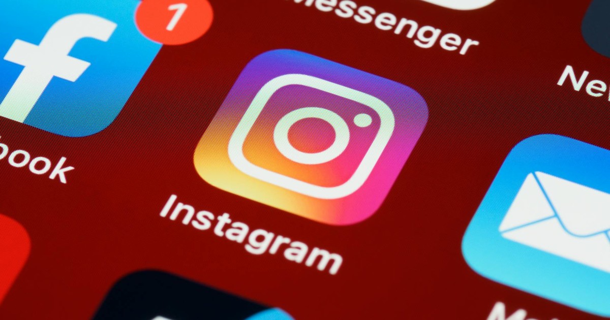 Instagram app icon on a phone screen
