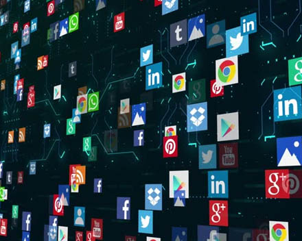 Social media notification icons and dopamine triggers